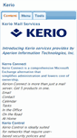 Mobile Screenshot of kerio.aperion.com