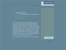 Tablet Screenshot of aperion.de