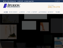 Tablet Screenshot of aperion.com