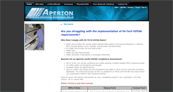 Desktop Screenshot of medical.aperion.com